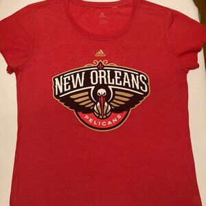 NBA New Orleans Pelicans Slim Fit Adidas Tee - XL